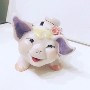 Vintage Ceramic Piggy Bank